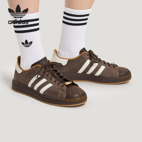 Adidas/阿迪达斯正品三叶草男女经典潮流系带透气板鞋HP7108