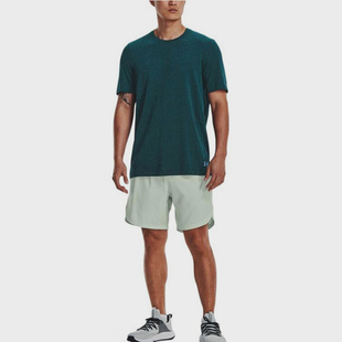 UA/安德玛正品RUSH Seamless男士复古透气训练短袖T恤1373724-716