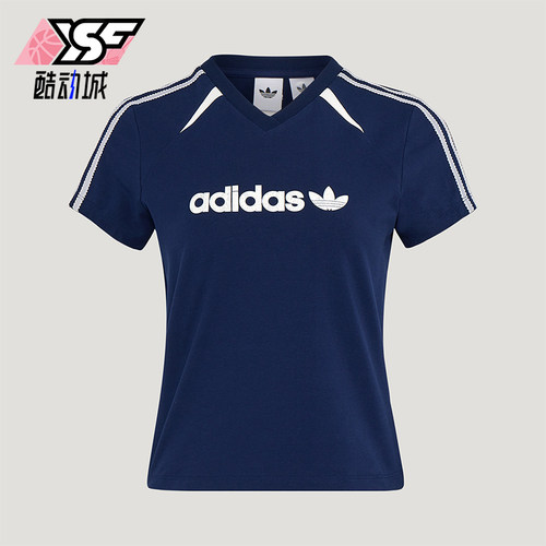 Adidas/阿迪达斯正品三叶草BLKTWT-SHIRT新款女经典短袖T恤KU4762