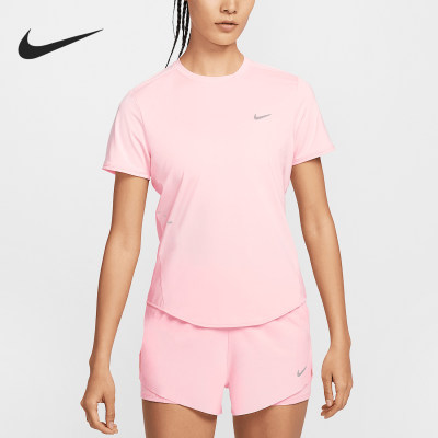 Nike/耐克正品2025夏季女士透气网眼运动跑步短袖HM9699-607