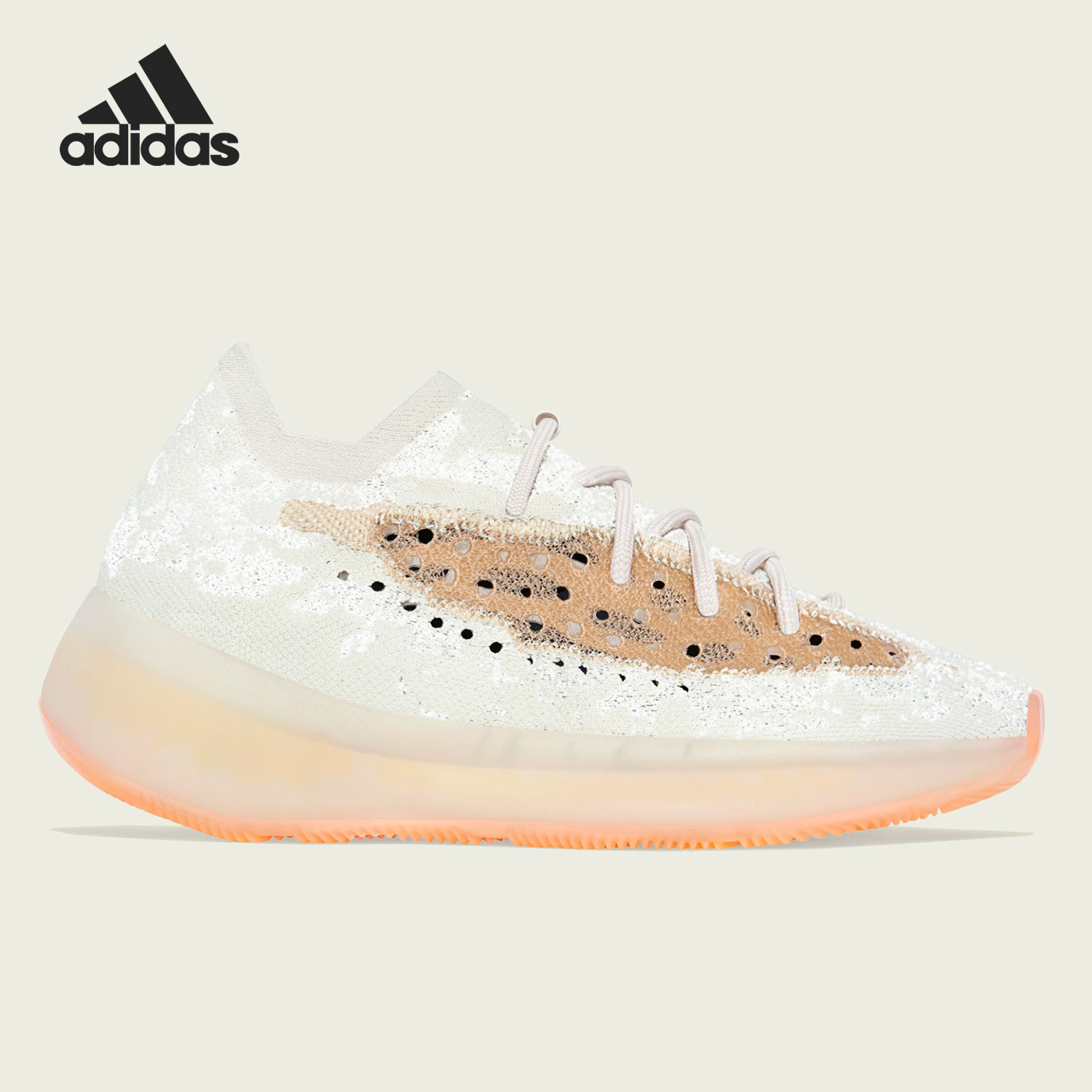 Adidas/阿迪达斯正品男女款 麋香黄 蜜桃粉 380跑步鞋 GY2649