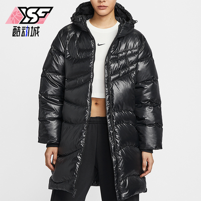 Nike/耐克正品冬季新款女士户外拒水保暖中长款羽绒服HV2752-010