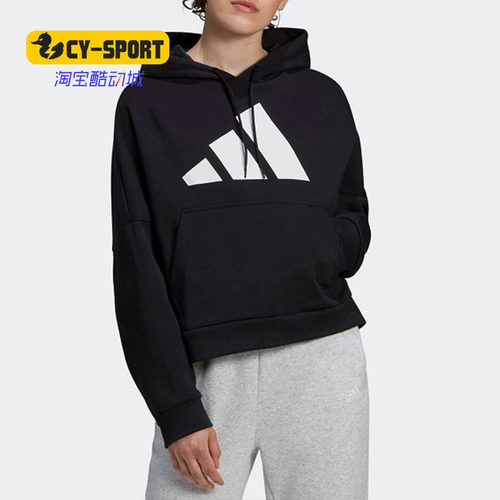 Adidas/阿迪达斯正品秋季W UR Hoodie女子运动型格卫衣FS2451