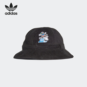 三叶草男女经典 Adidas 阿迪达斯正品 透气遮阳休闲渔夫帽GH4854