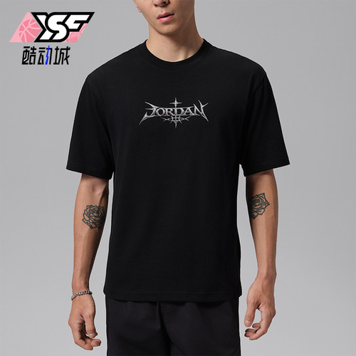 Nike/耐克正品Jordan男士运动舒适印花套头短袖T恤JF9387-010