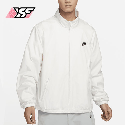 Nike/耐克正品男子百搭运动训练健身防风开衫刺绣外套DX0673-030