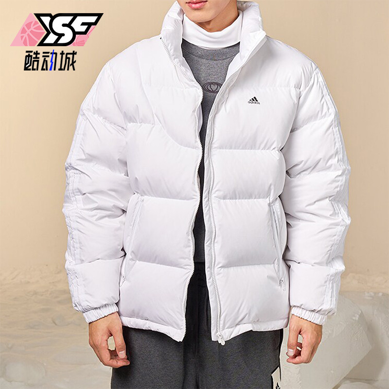 Adidas/阿迪达斯正品DOWN JACKET情侣款运动休闲羽绒服IK2419