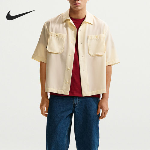 Nike/耐克正品夏季男士舒适时尚透气翻领衬衫T恤IF1076-113