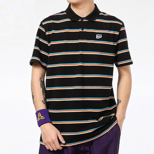 彪马正品 条纹运动休闲短袖 PUMA 男子夏季 POLO衫 599781
