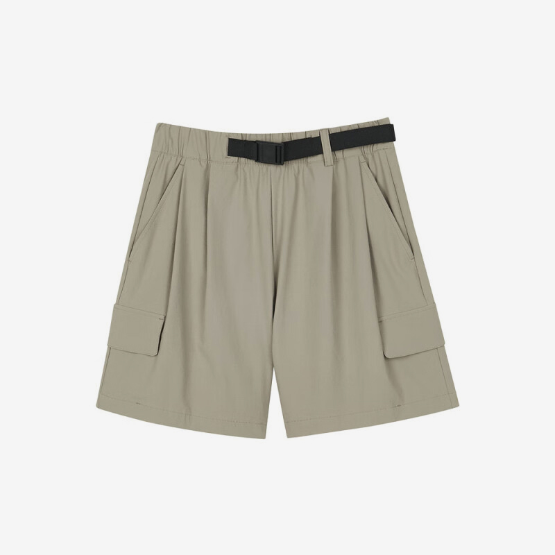 Skechers/斯凯奇正品2024新款女士运动复古休闲宽松短裤