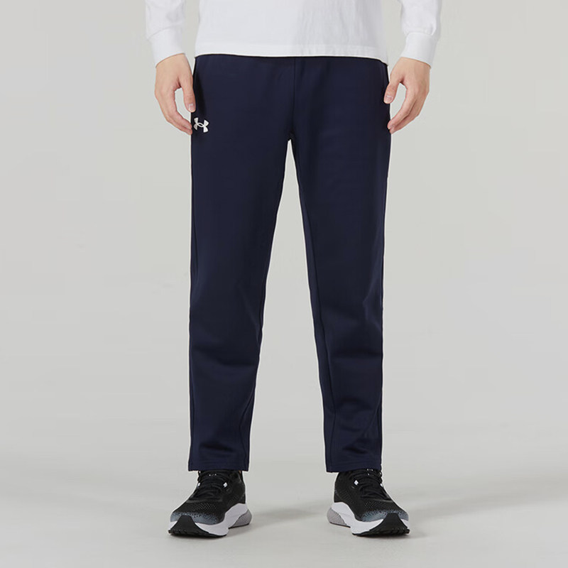 UA/安德玛正品新款男女同款复古直筒针织加绒长裤23600705-409