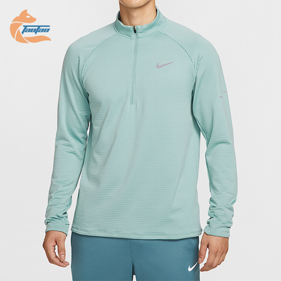 Nike/耐克正品2025冬季男士柔软加绒保暖运动长袖T恤HV2708-017