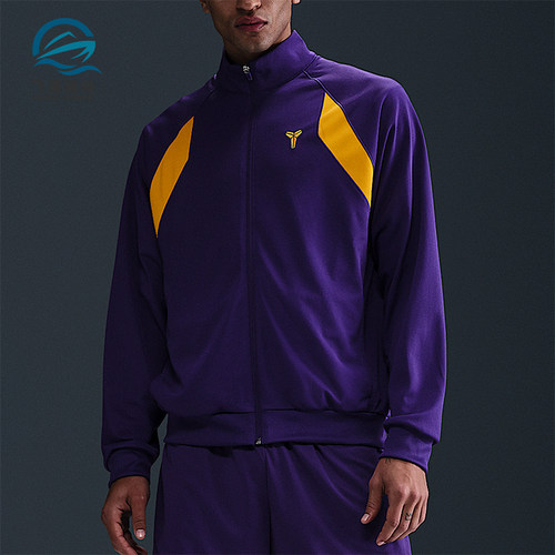 Nike/耐克正品Kobe Dri-FIT男士拼接立领宽松运动外套HJ8097-547