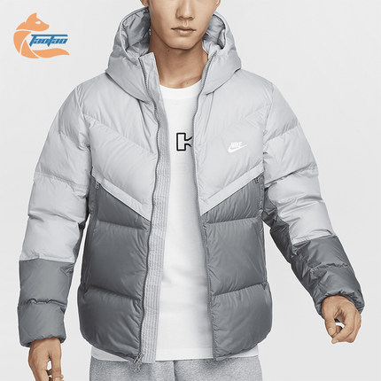 Nike/耐克正品运动休闲冬季新款男士保暖拼接羽绒服DV1132-077