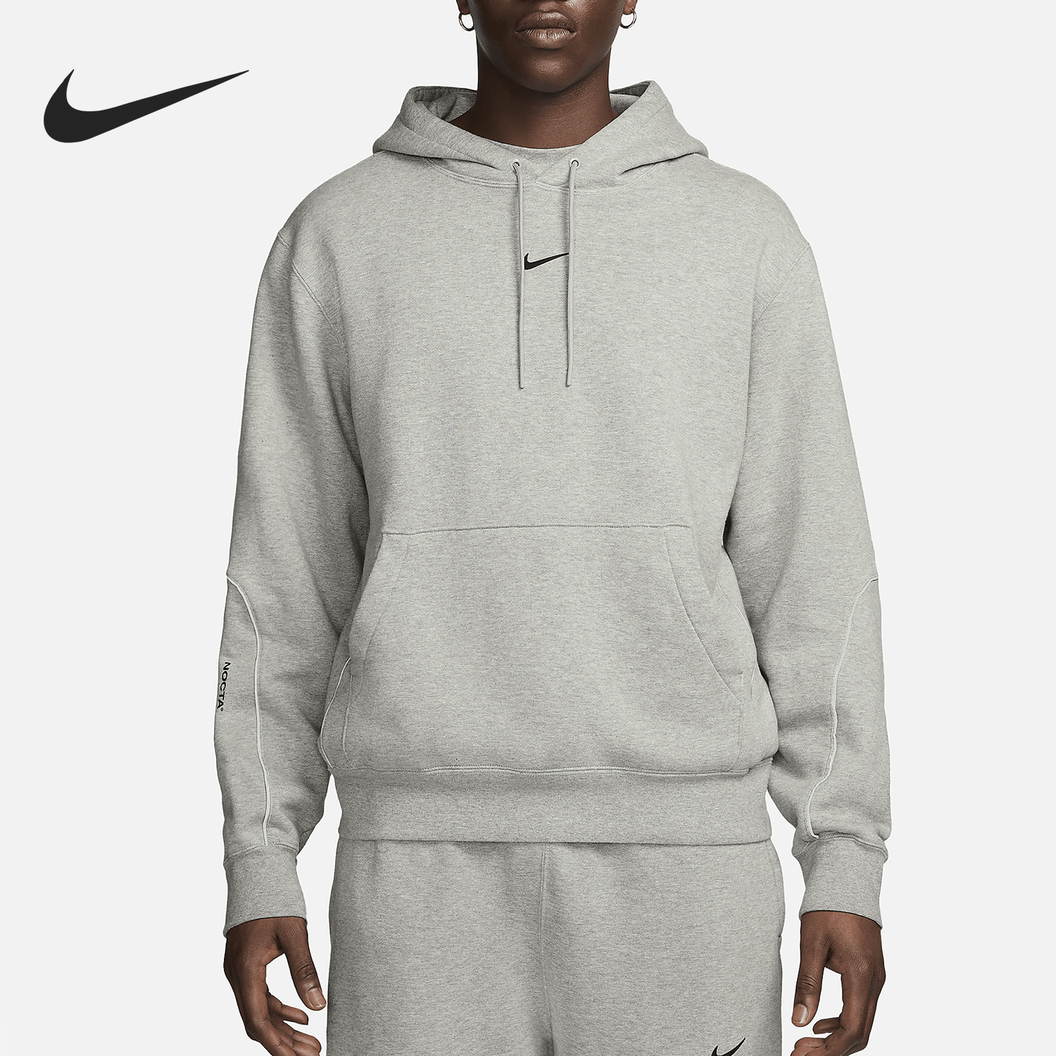 Nike/耐克正品NOCTA男士针织宽松套头运动卫衣FN7659-063