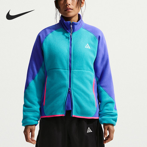 Nike/耐克正品2026春季款男士日常立领拼接摇粒绒外套IF0965-345