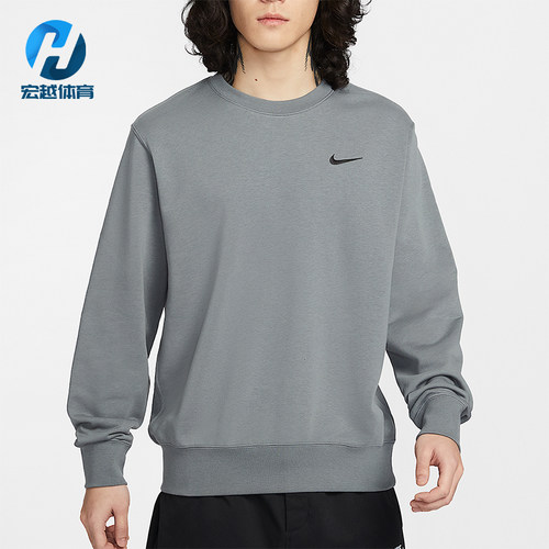 Nike/耐克正品Club男士休闲刺绣圆领套头耐穿运动卫衣IR0104-084