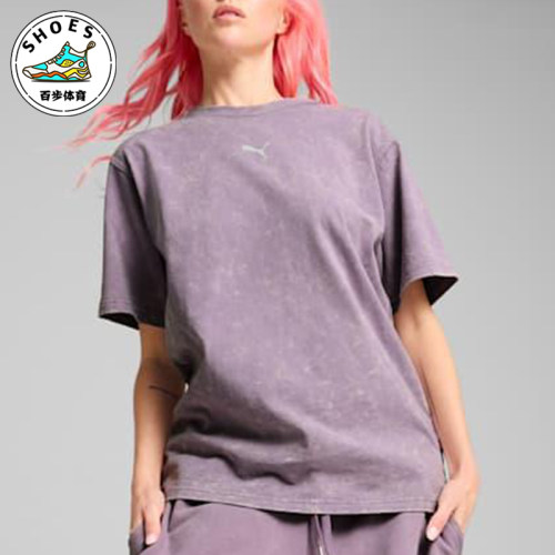 Puma/彪马正品2025夏季款女士休闲透气圆领套头运动短袖626801-30