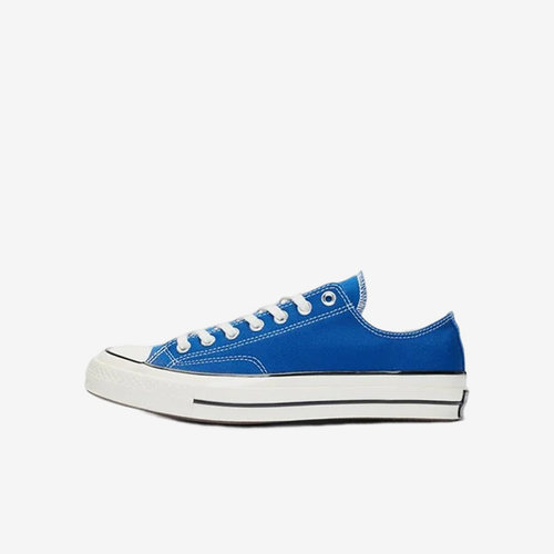 Converse匡威 正品1970s三星标湖水蓝低帮休闲男女帆布鞋 168514C