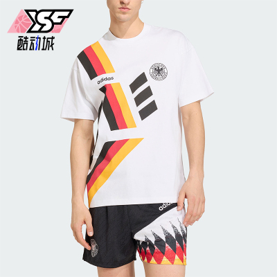 Adidas/阿迪达斯正品GERMANY T-SHIRT男士经典复古短袖T恤KE0086