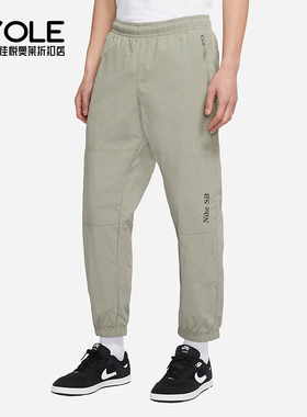 Nike/耐克正品2025秋季男士运动美式复古刺绣梭织长裤CV4333-320