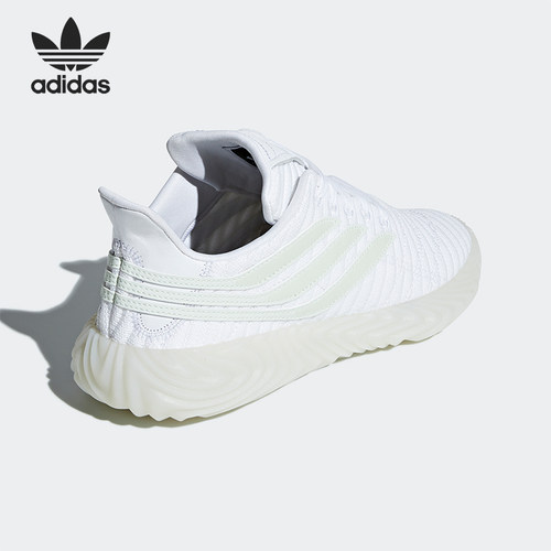 Adidas/阿迪达斯正品男士网布皮革透气低帮运动休闲鞋B41966