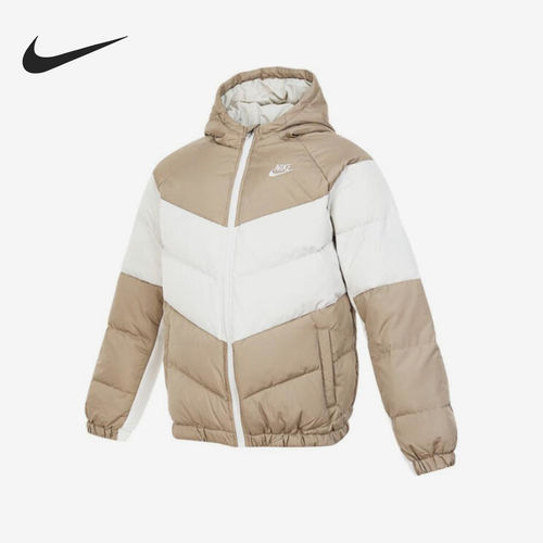 Nike/耐克正品当季大童保暖拼接运动羽绒服IB5837-247