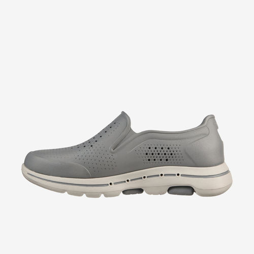 Skechers斯凯奇正品Go Walk 5男一脚蹬轻便舒适凉鞋243000-GRY