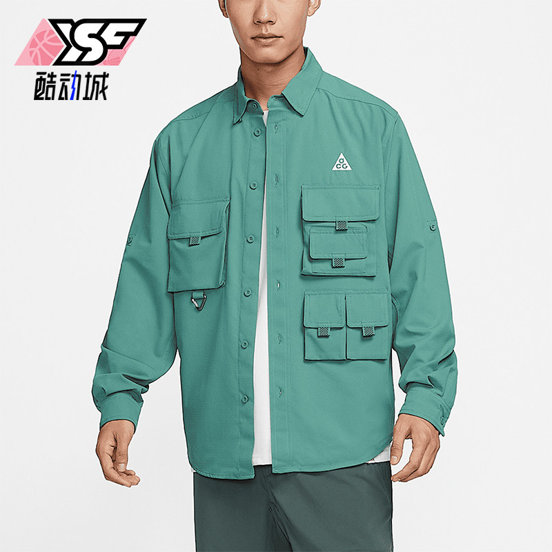 Nike/耐克正品春秋款男士户外多口袋翻领宽松休闲外套DN3937-361