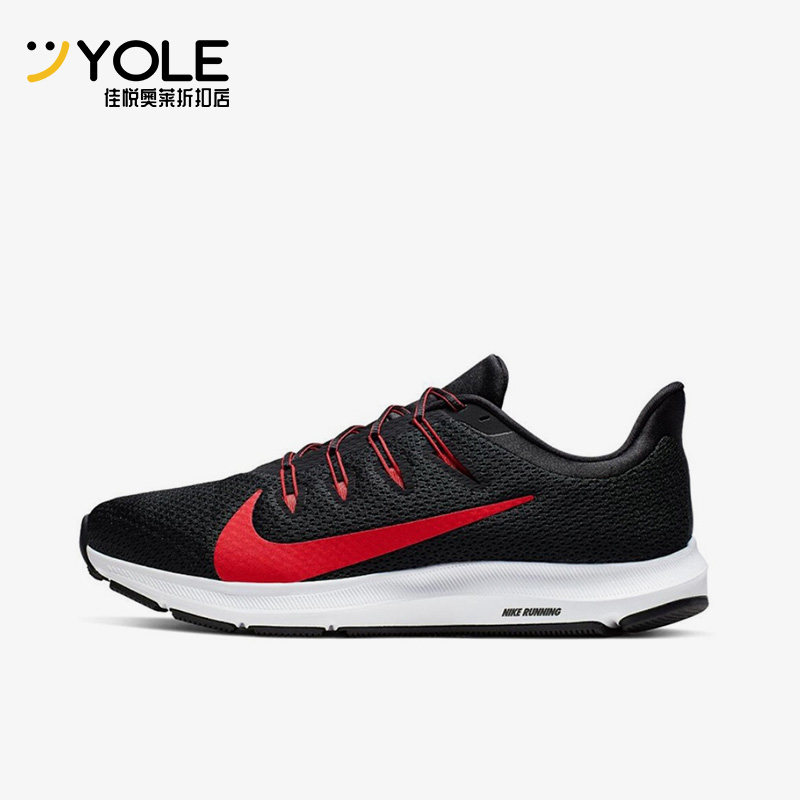 耐克春季男子低帮透气跑步鞋