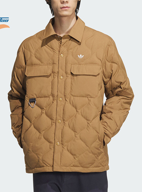 Adidas/阿迪达斯正品三叶草男士宽松保暖运动羽绒服JD3748