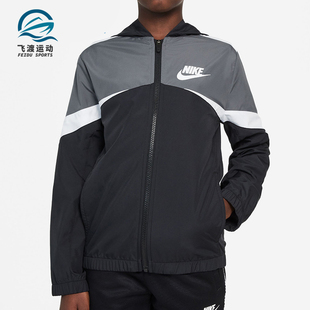 休闲梭织夹克DD8701 Nike JACKET大童时尚 WOVEN 010 耐克正品