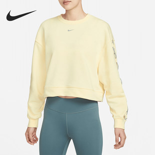 女士圆领宽松运动卫衣套头衫 Nike 耐克正品 新款 744 DX0003