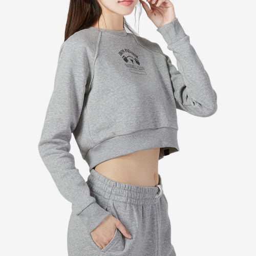 UA/安德玛正品Pjt Rck Hm Gym Flc Crw女士训练卫衣1373600-294