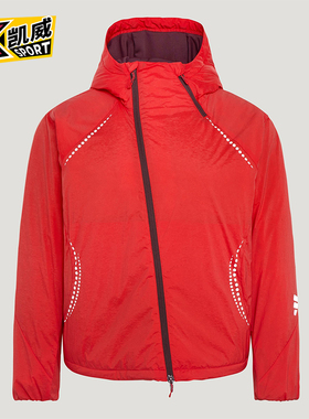 Adidas/阿迪达斯正品2025冬季款女士日常连帽梭织保暖棉服KV4863