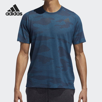 Adidas/阿迪达斯正品当季男子新款圆领短袖休闲运动T恤EJ7227
