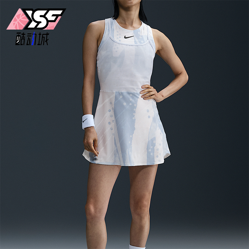 Nike/耐克正品Court Slam女士透气运动网球连衣裙HM8647-121