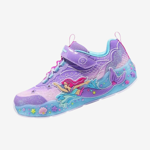 Skechers斯凯奇正品大童款S-Lights低帮 休闲鞋303060L-LVMT