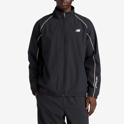 New Balance新百伦正品男立领亲肤舒适休闲运动夹克AMJ53171-BK