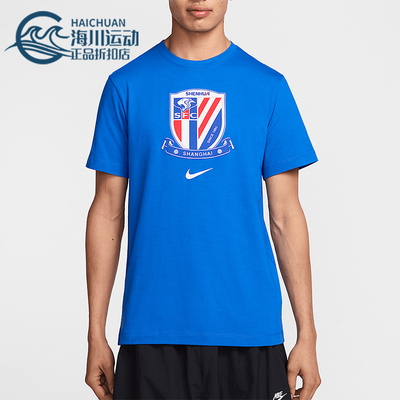 Nike/耐克正品2025夏季款男士透气经典运动图案短袖HM5733-463