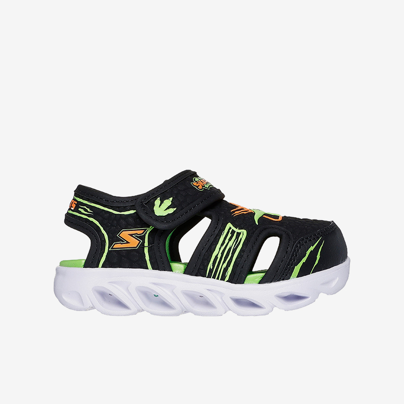 Skechers/斯凯奇正品2024新款小童时尚潮流轻便休闲冰灯凉鞋