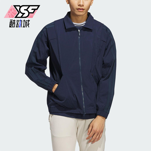 Adidas/阿迪达斯正品BTC FZ JACKET男士高尔夫翻领外套JN9106