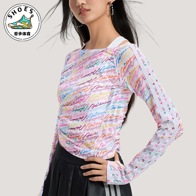 Adidas/阿迪达斯正品DCE MESH LS TE女士透气修身短袖T恤KR7600