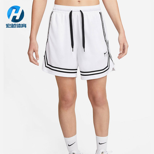 Nike/耐克正品2025女士日常针织透气运动印花耐穿短裤DH7326-100