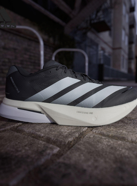 Adidas/阿迪达斯正品2025夏季款男士缓震系带比赛跑步鞋JS4938