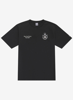 New Balance/NB正品夏季新款男子宽松透气运动短袖T恤NEE25041-BK