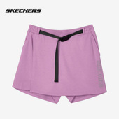裙 Skechers 休闲运动女子假两件短裤 潮流新款 L221W019 斯凯奇正品