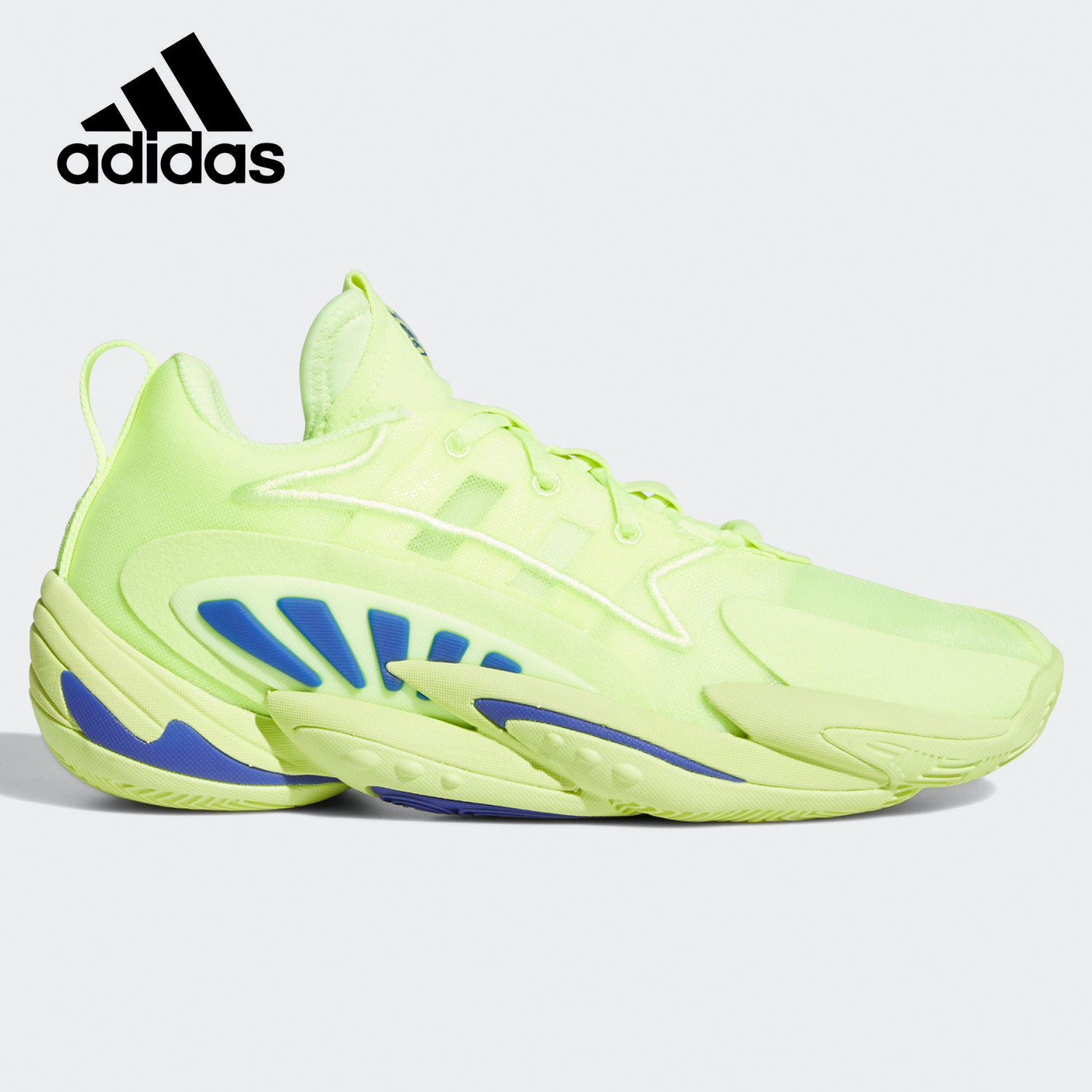 Adidas/阿迪达斯正品新款男女荧光绿天足运动篮球鞋 EE6009