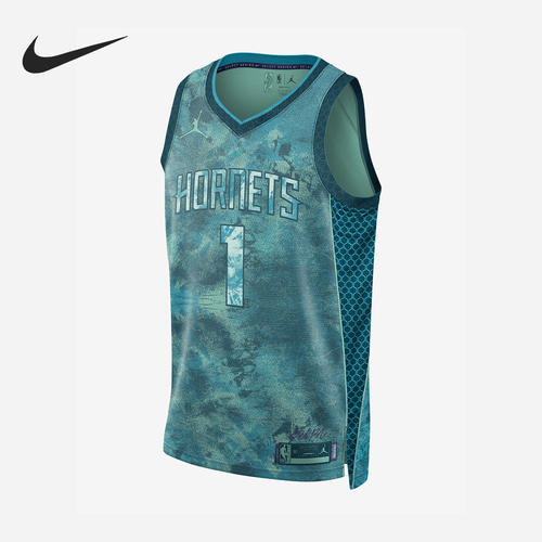 Nike/耐克正品新款 夏洛特黄蜂队男子运动短袖FD4104-305