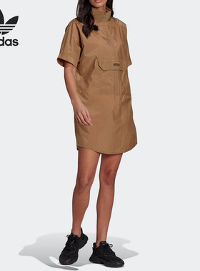 Adidas/阿迪达斯正品 R.Y.V. Dress 三叶草女子连衣裙 GT5997